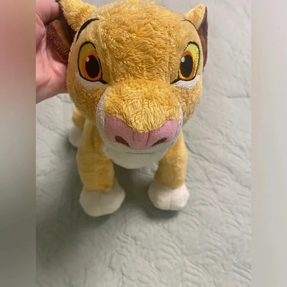 Authentic Disney Parks  Lion King Plush Baby Simba Soft Stuffed Animal Seated